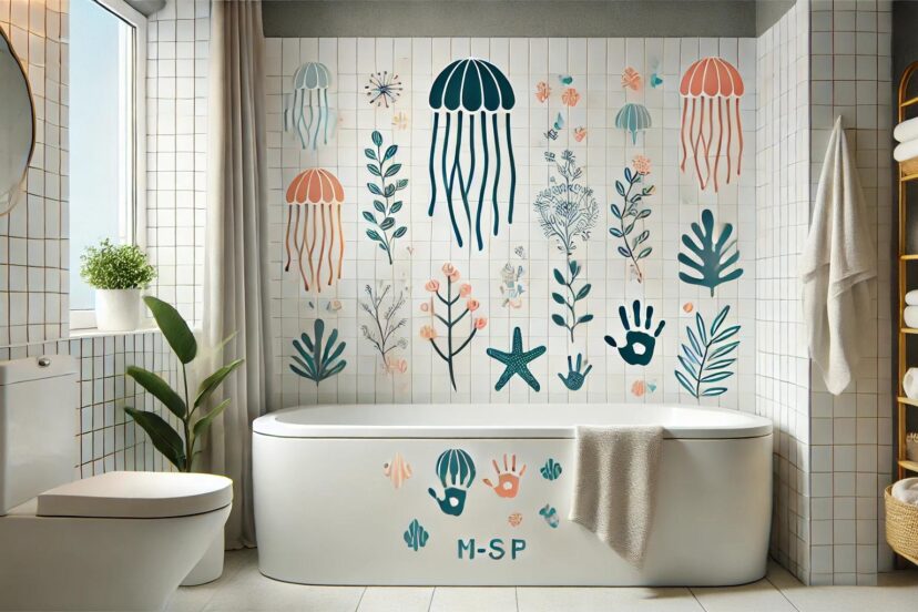 bathroom wall decals