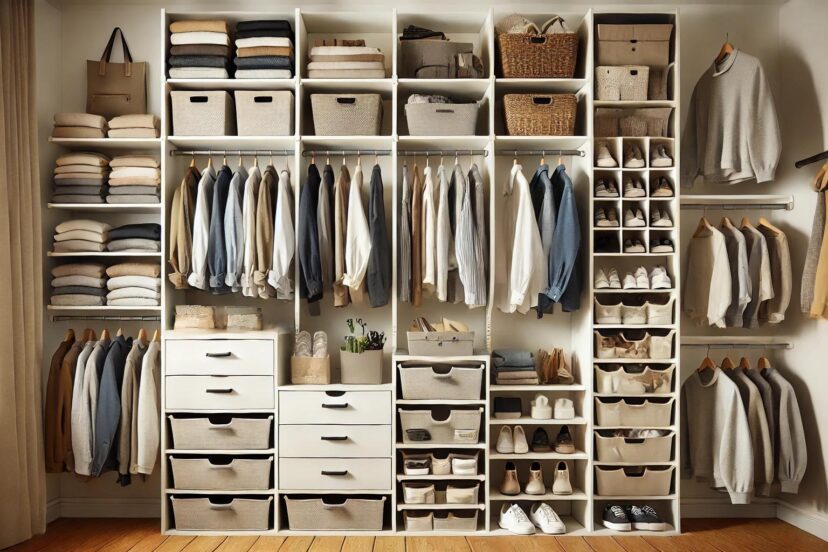 closet organzier drawers