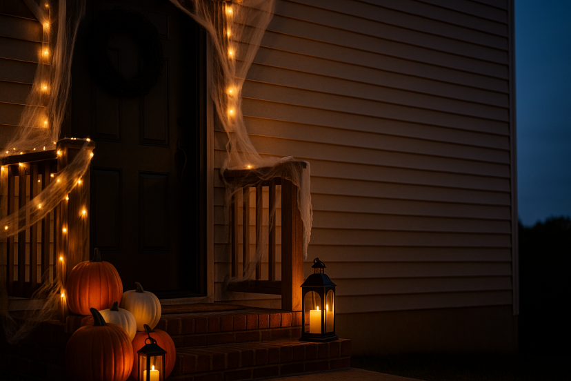 Halloween Front Porch Decor