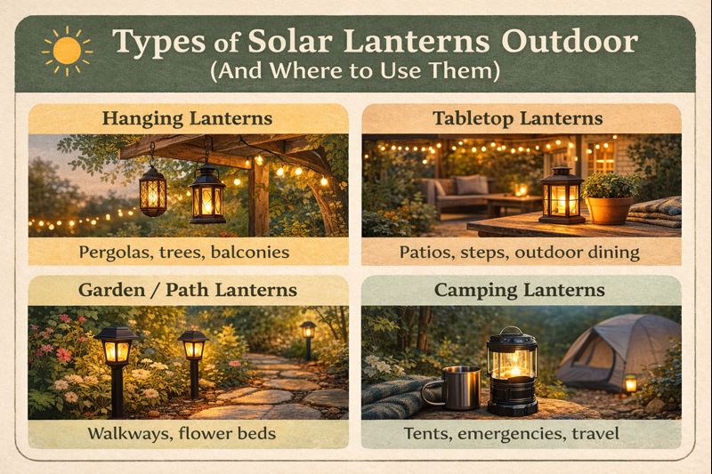 solar lanterns outdoor