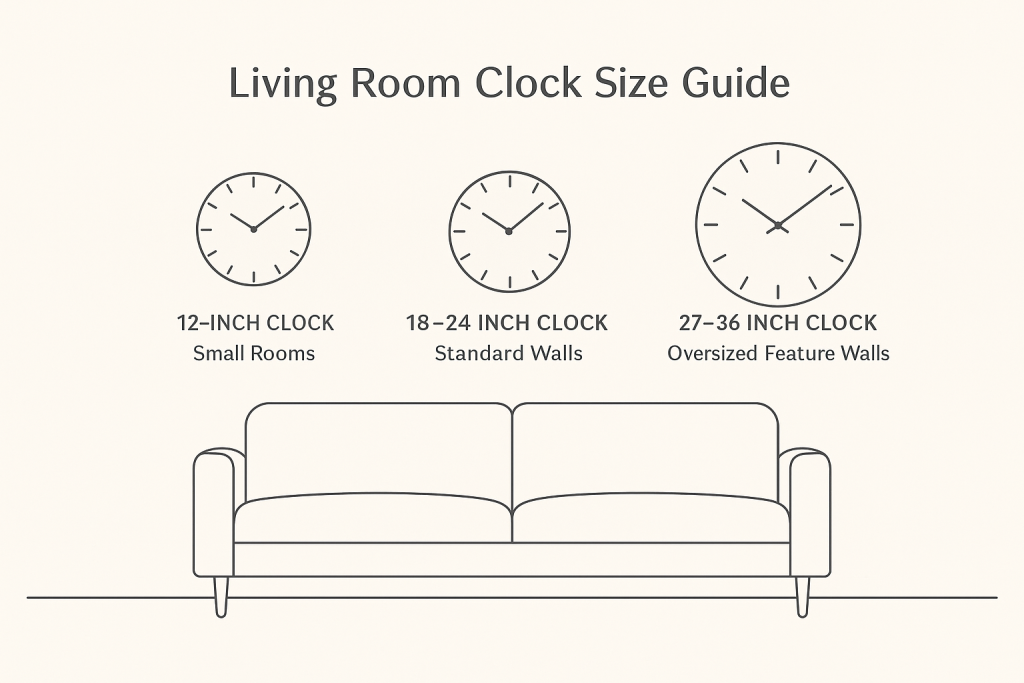 living room clocks