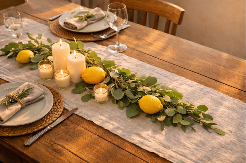 Fun Natural Table Settings