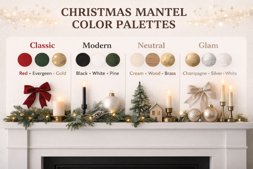 Mantle Christmas Decor Ideas