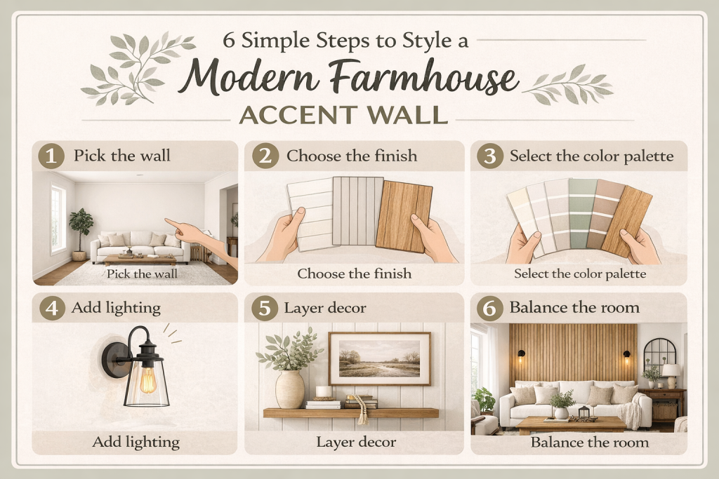 Modern Farmhouse Accent Wall