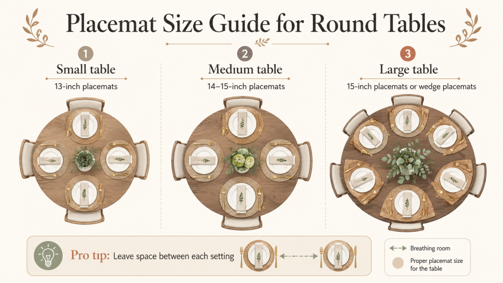 placemats for round tables