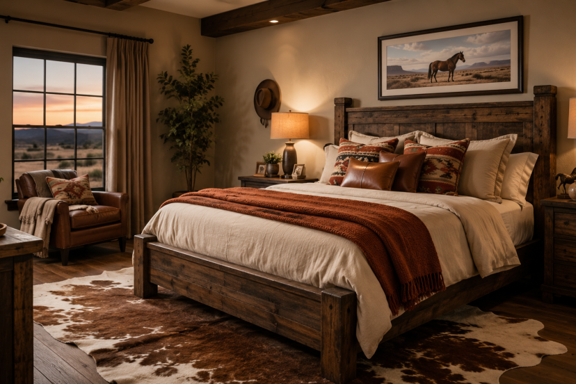 western bedroom ideas