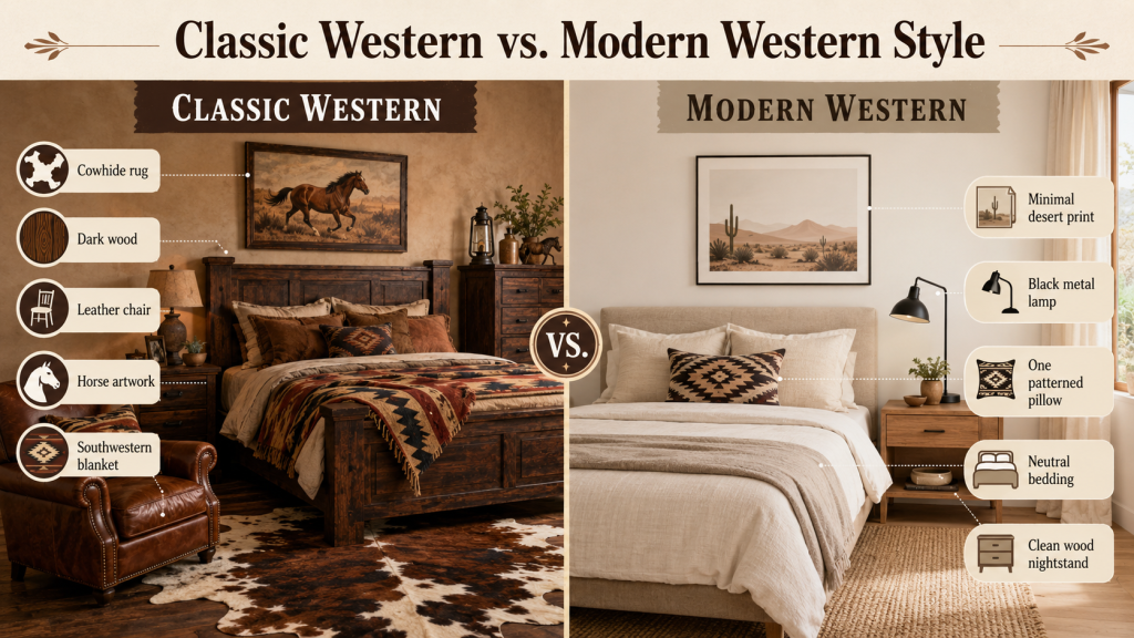 western bedroom ideas