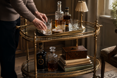 Antique Bar Cart