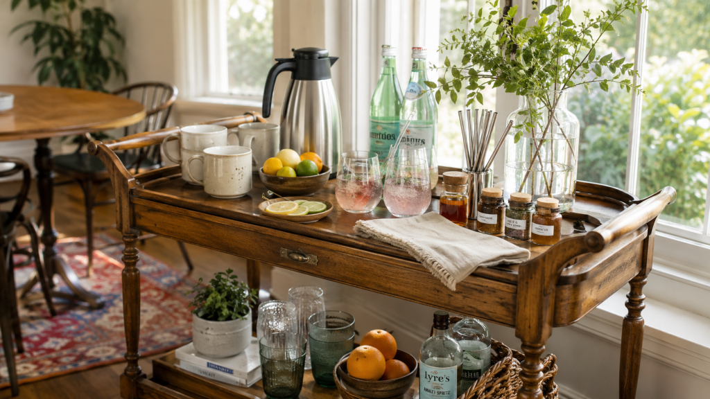 Antique Bar Cart