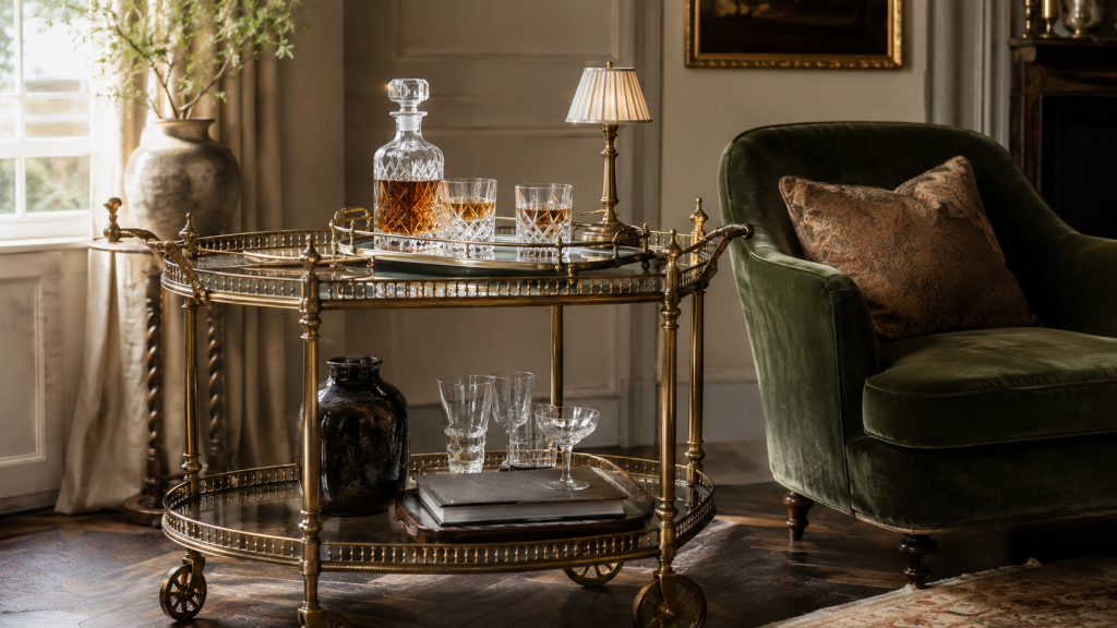 Antique Bar Cart