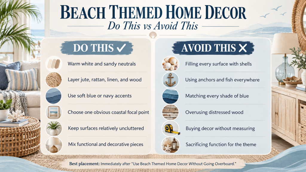 beach themed home decor