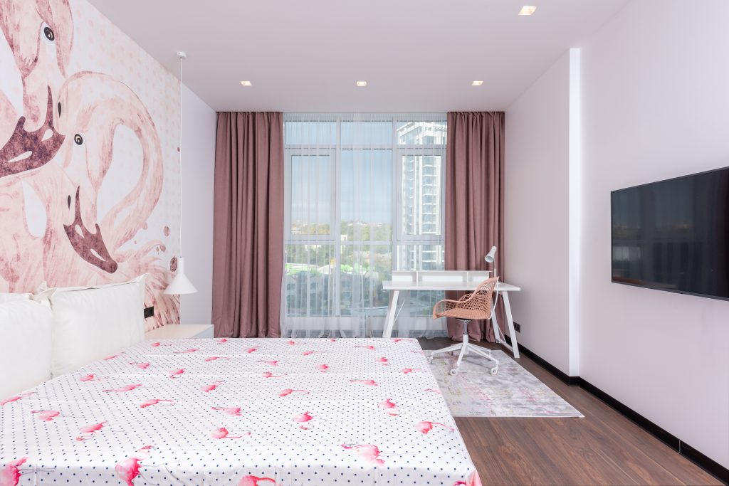 Earthy Pink Bedroom