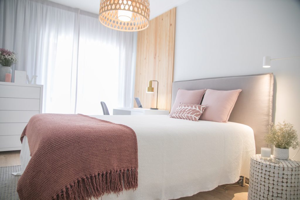 Earthy Pink Bedroom